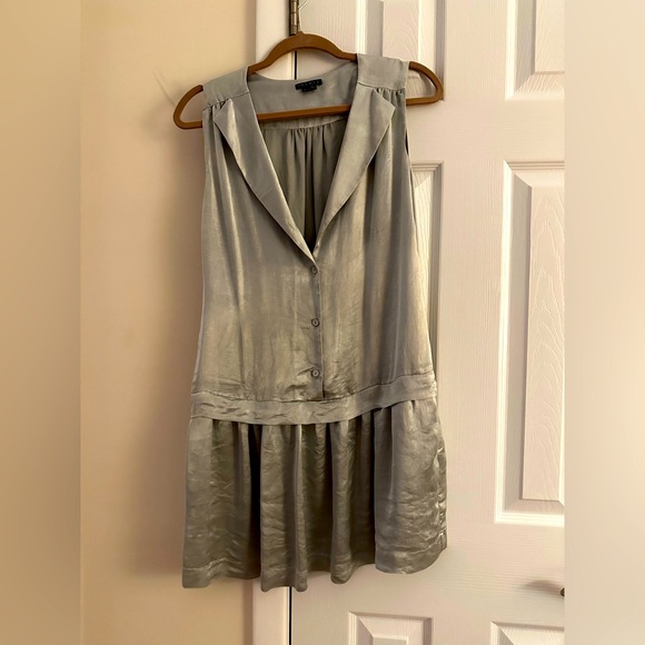 Theory Silver Dress Size 4 - Picture 1 of 4